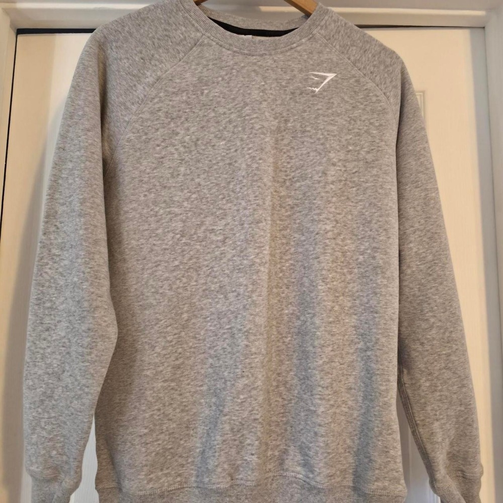 Gymshark grey crewneck sweatshirt Size S #fitness #athleisure